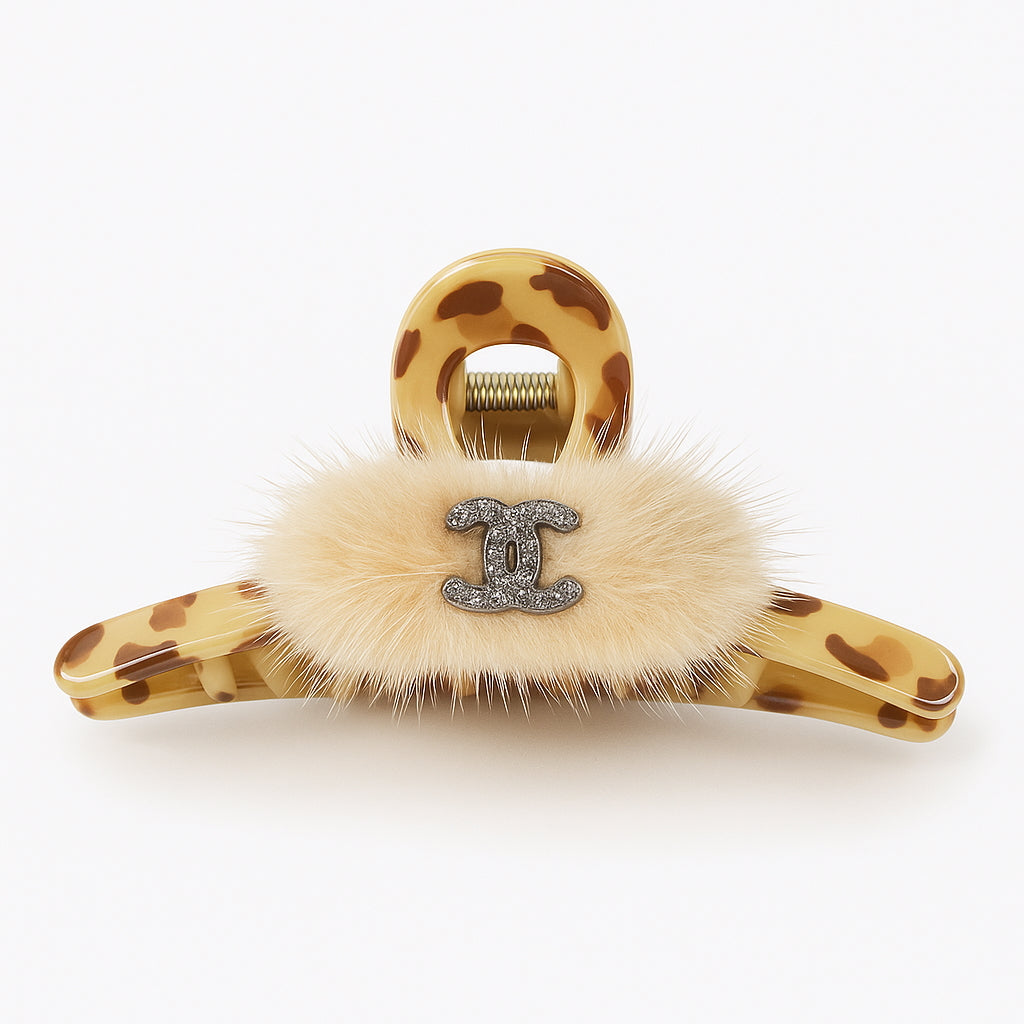 Hårklemme - Glitter Fur - 2611D
