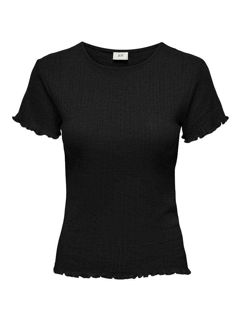 SALSA LIFE NECK TOP - BLACK