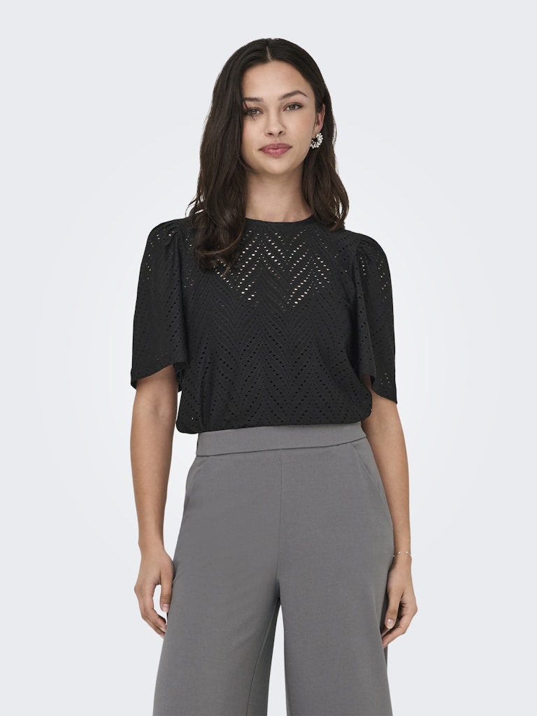 CARLA CATHINKA TOP - BLACK