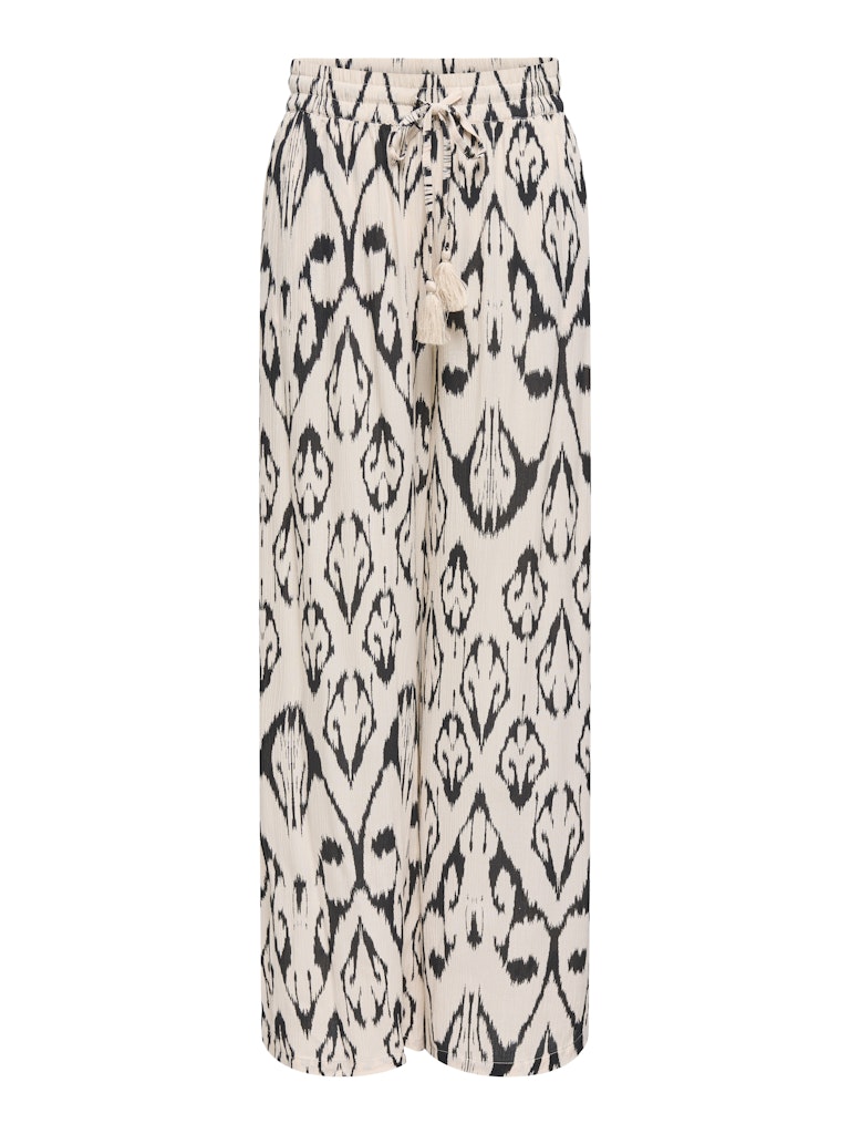 BREE LIFE WIDE PANT - CEMENT/BLACK