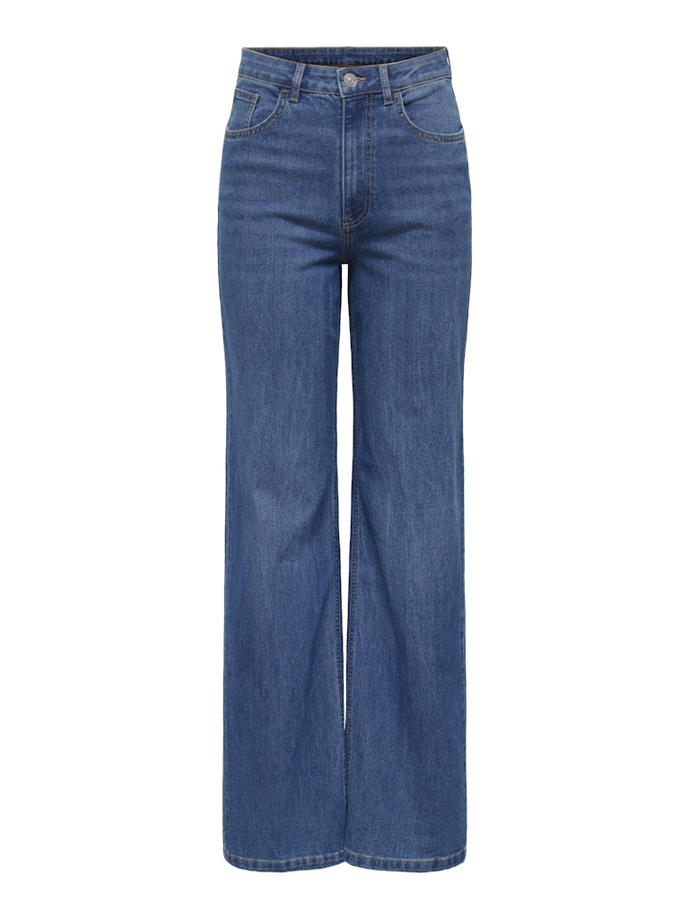 MISHY WIDE DENIM PANT - MEDIUM BLUE DENIM