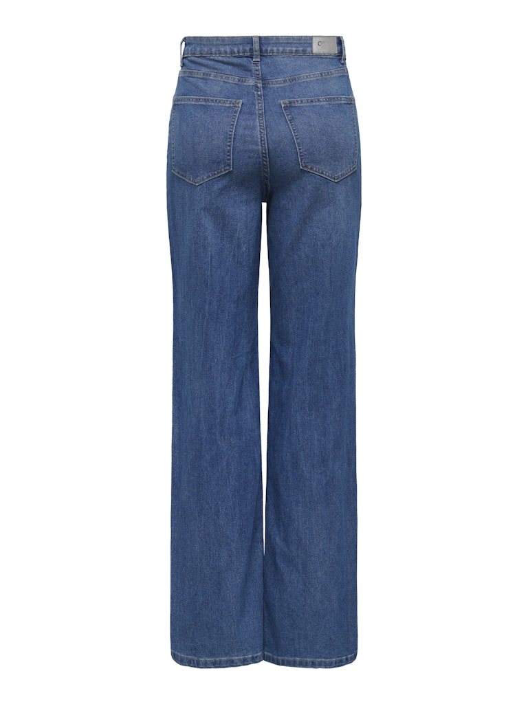 MISHY WIDE DENIM PANT - MEDIUM BLUE DENIM