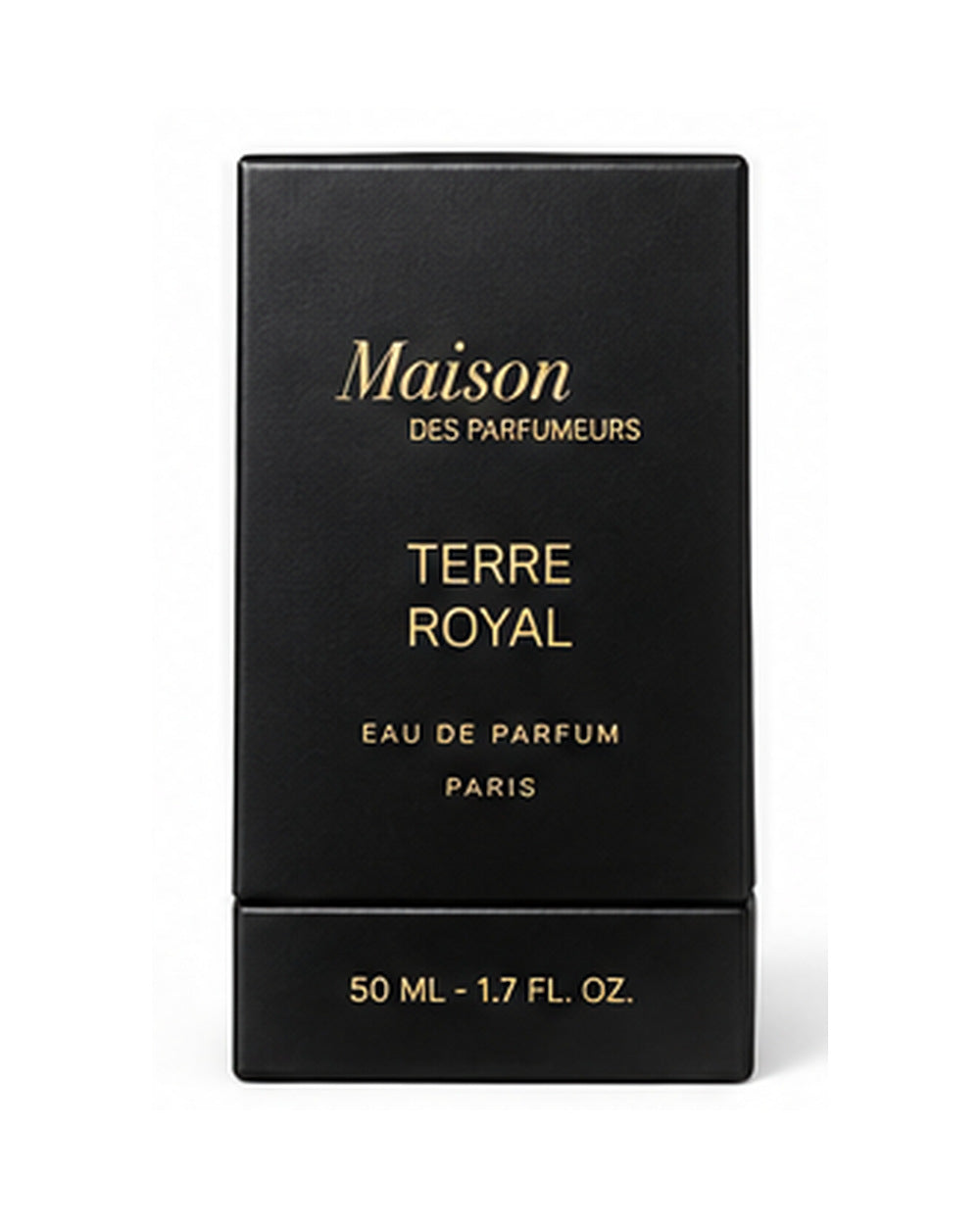 Maison des Parfumeurs Terre Royal Eau de Parfum 50 ml – emballage på hvid baggrund