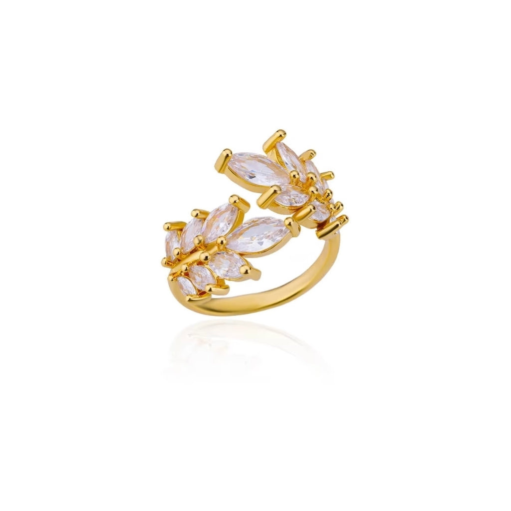 Justerbar Ringe - 14K Guld - 081