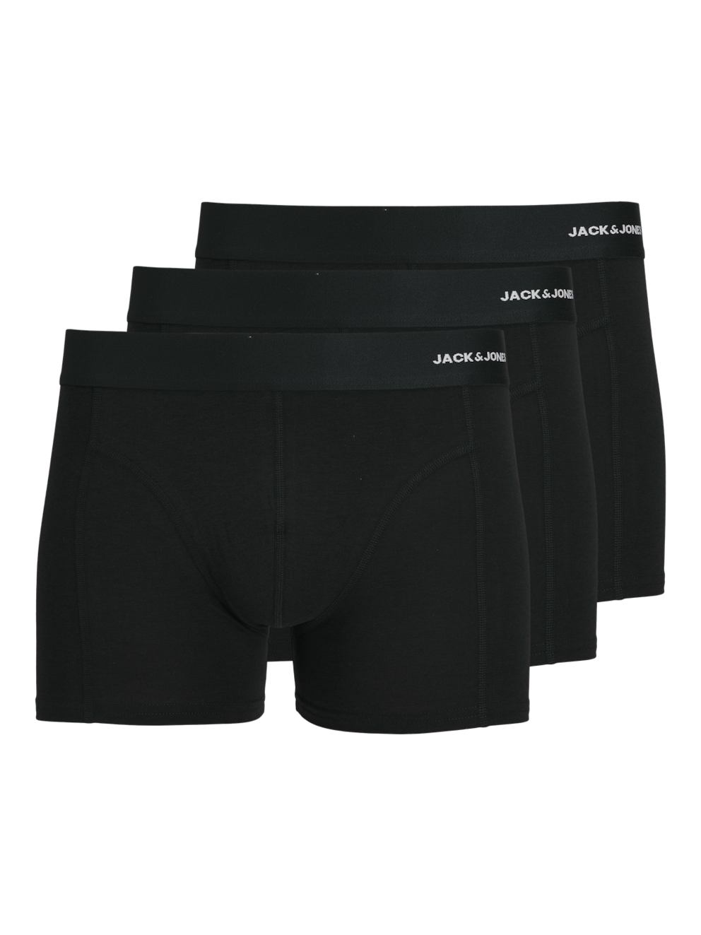 BASIC BAMBOO TRUNKS 3 PACK - BLACK