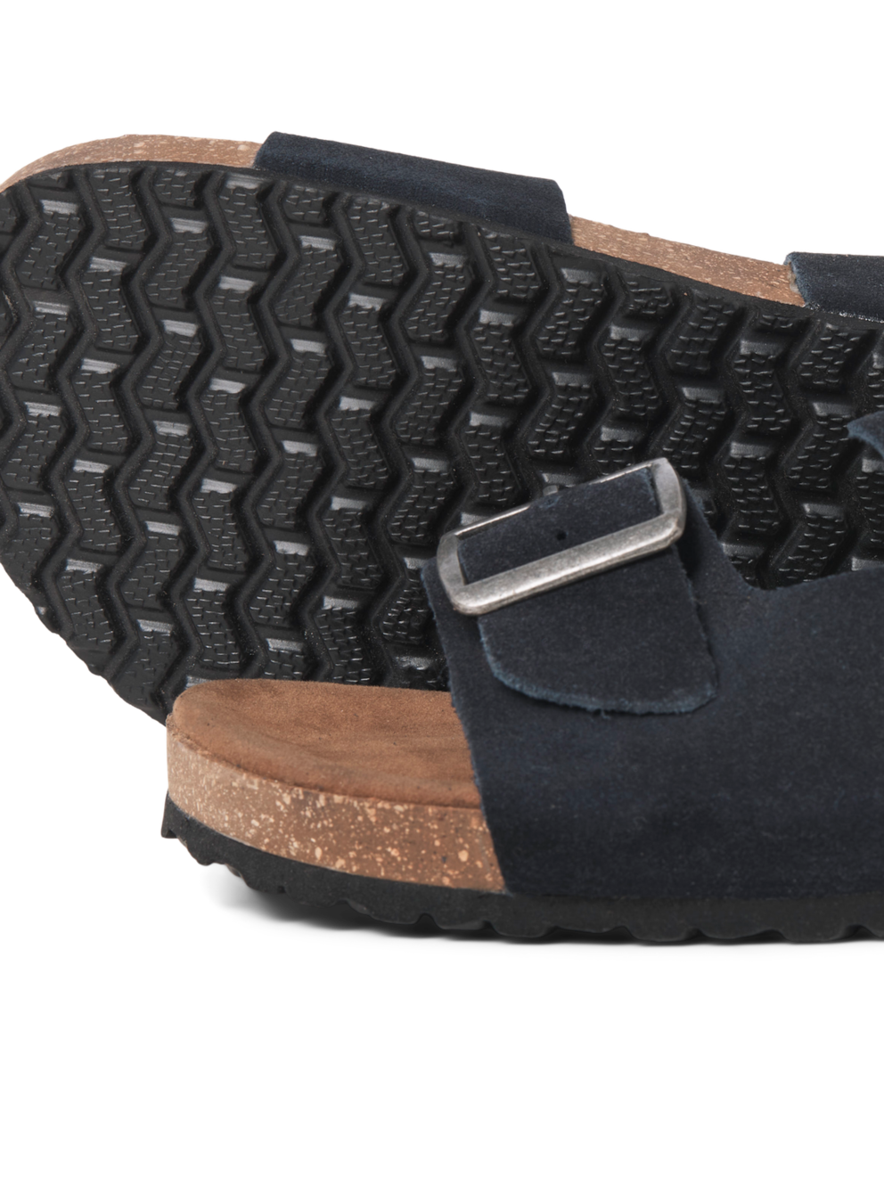 LOUIS SUEDE SANDAL - NAVY