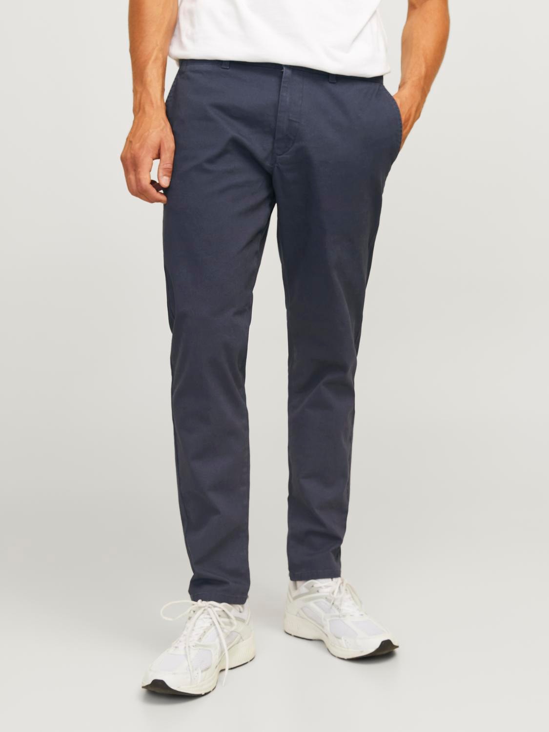 EBMICHAEL SLIM BUKSER - NAVY BLUE