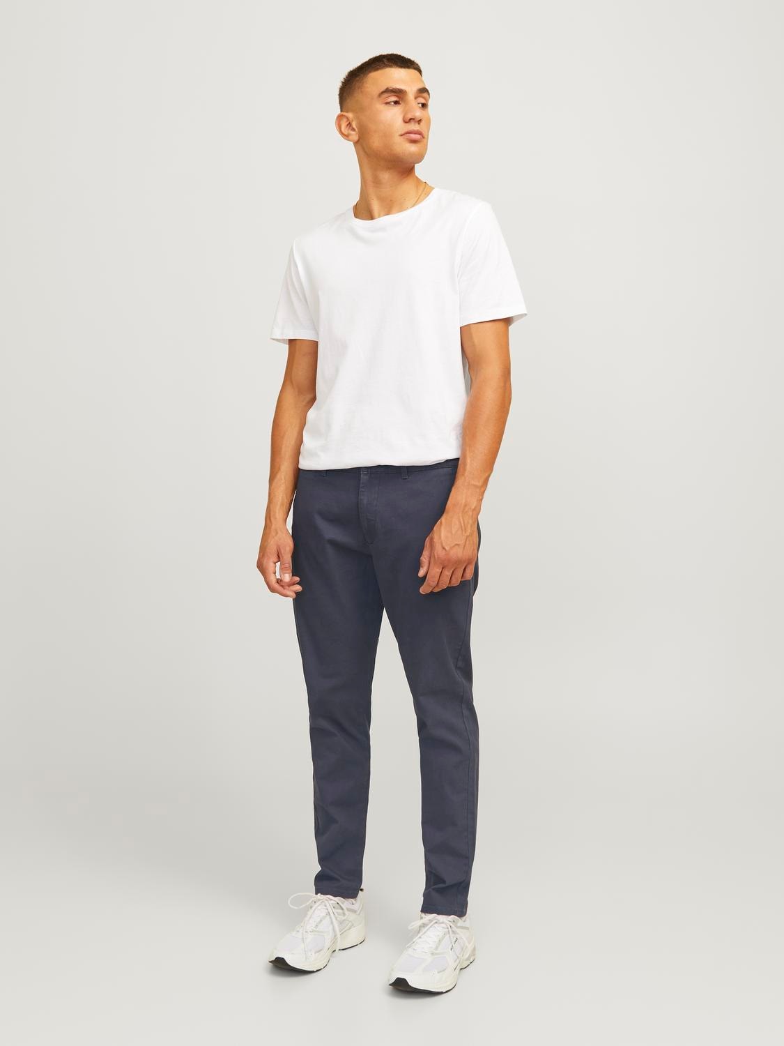 EBMICHAEL SLIM BUKSER - NAVY BLUE