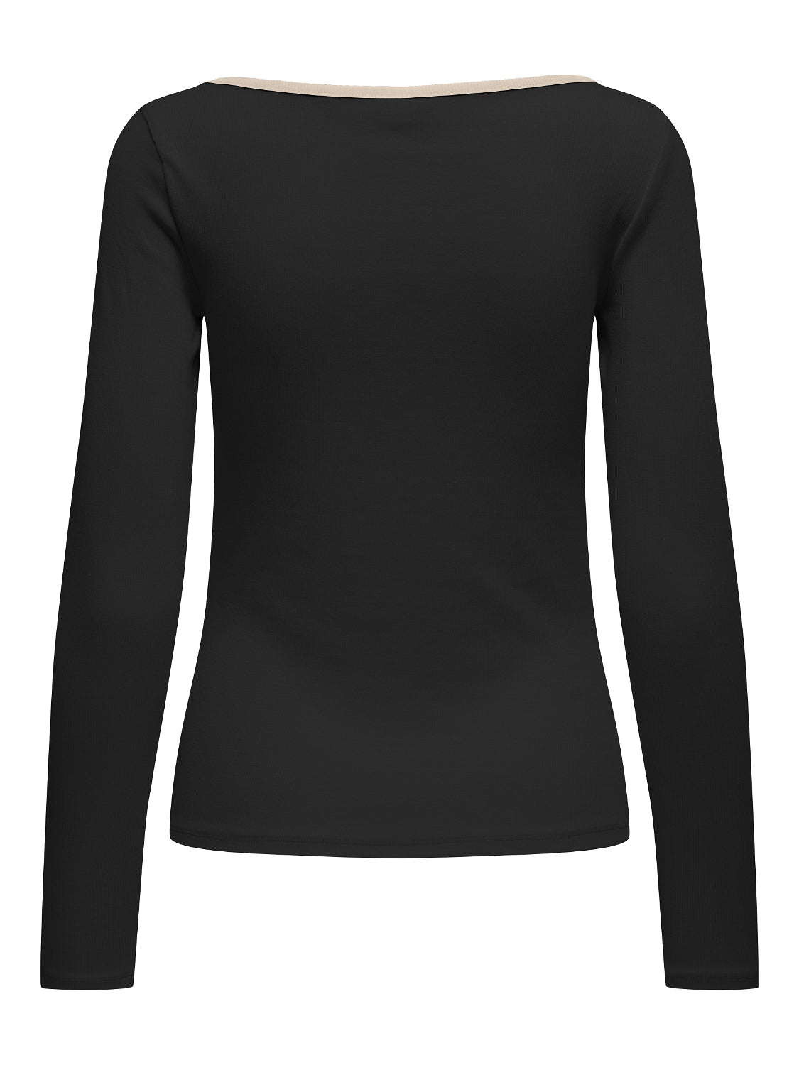 SOFIA LONG T-SHIRT - BLACK