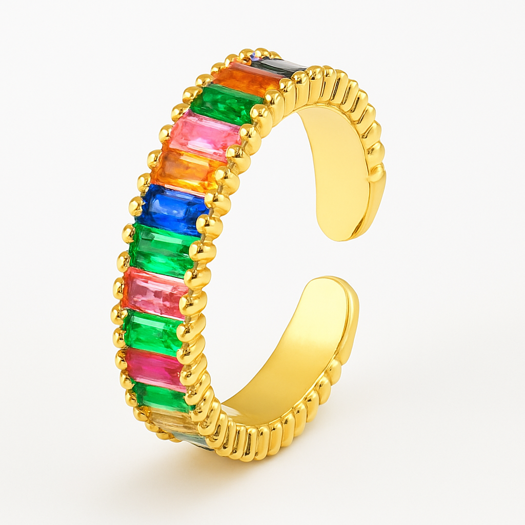 Justerbar Ringe - 14K Guld - 080