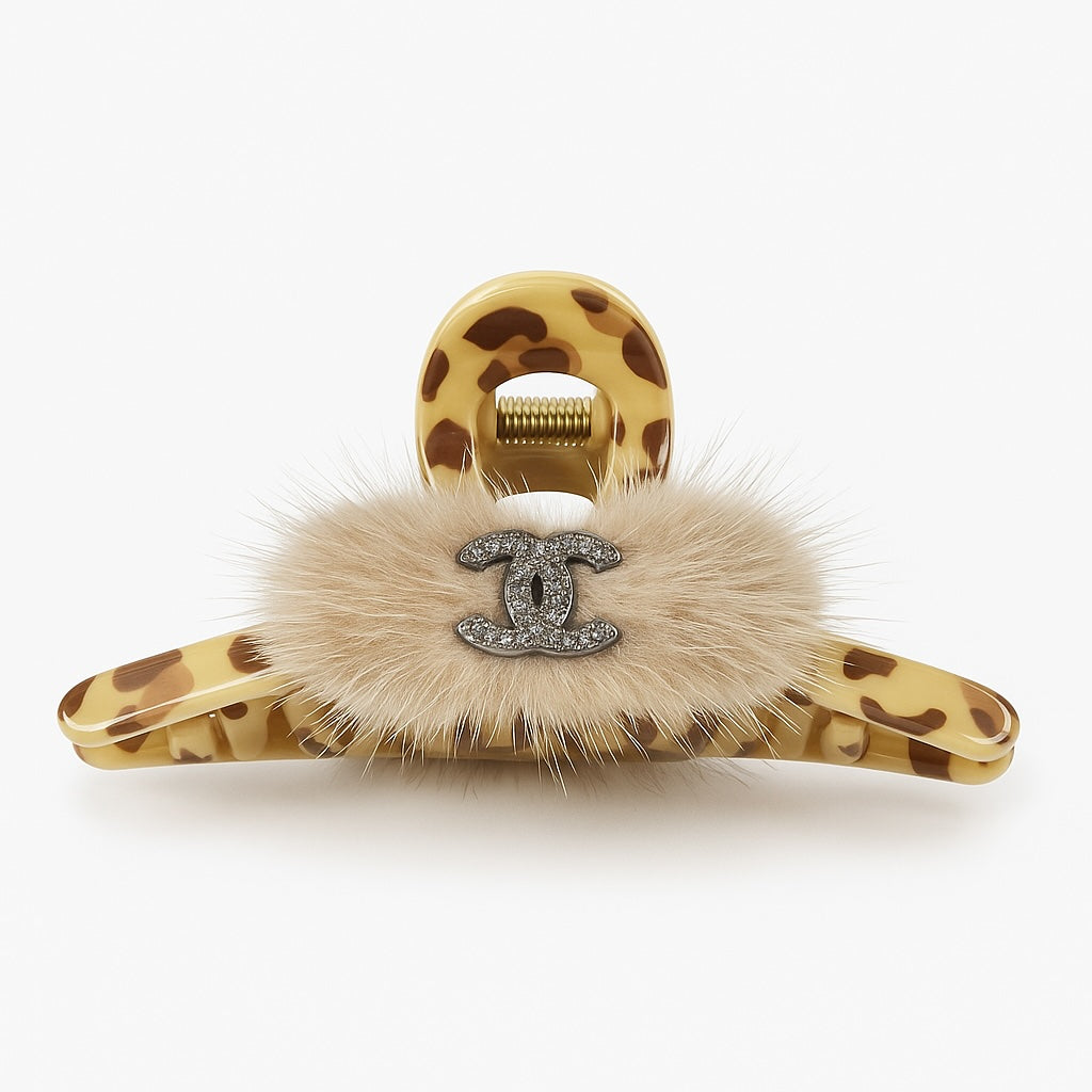 Hårklemme - Glitter Fur - 2611D