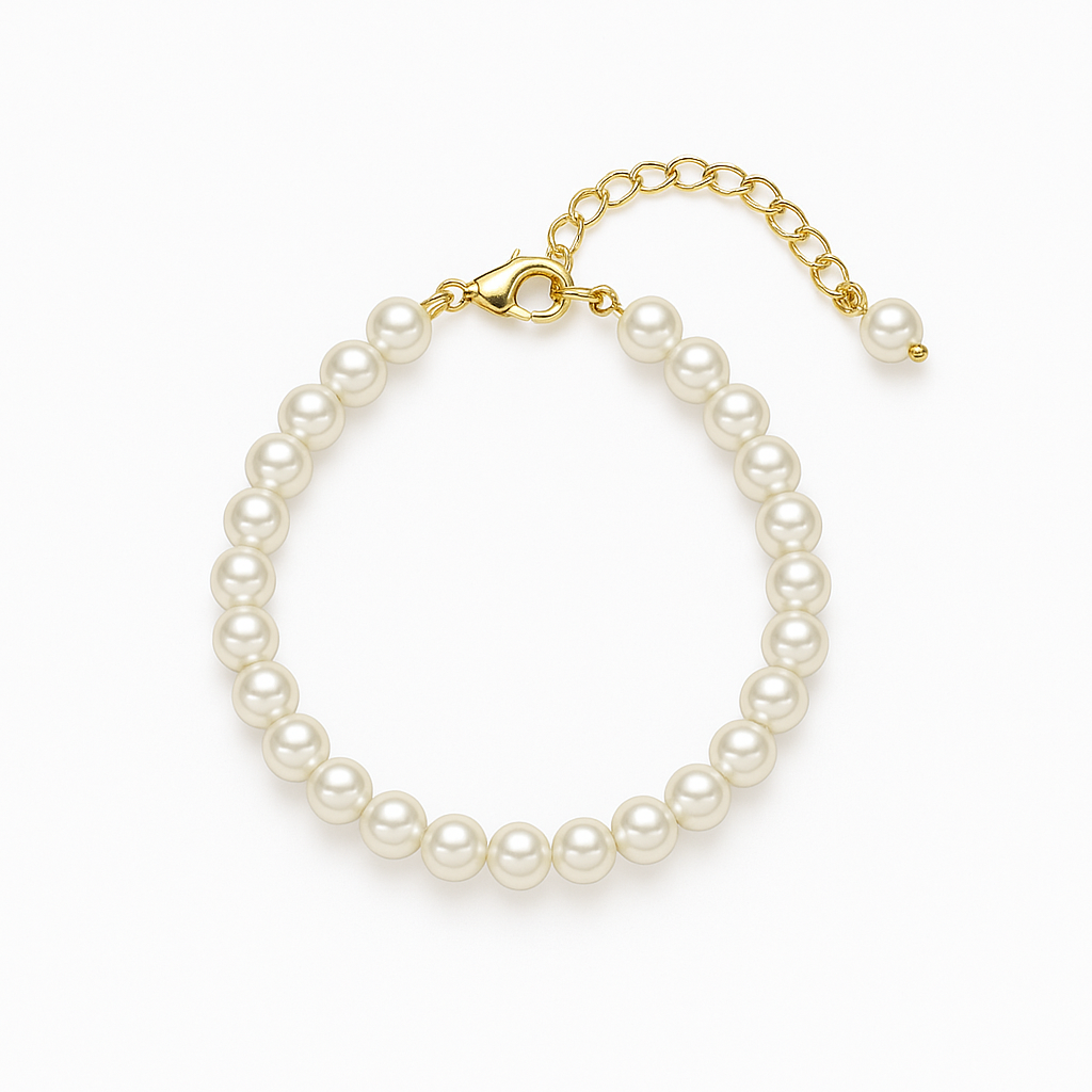Armbånd - Semi Precious Stones Pearl - 2607D