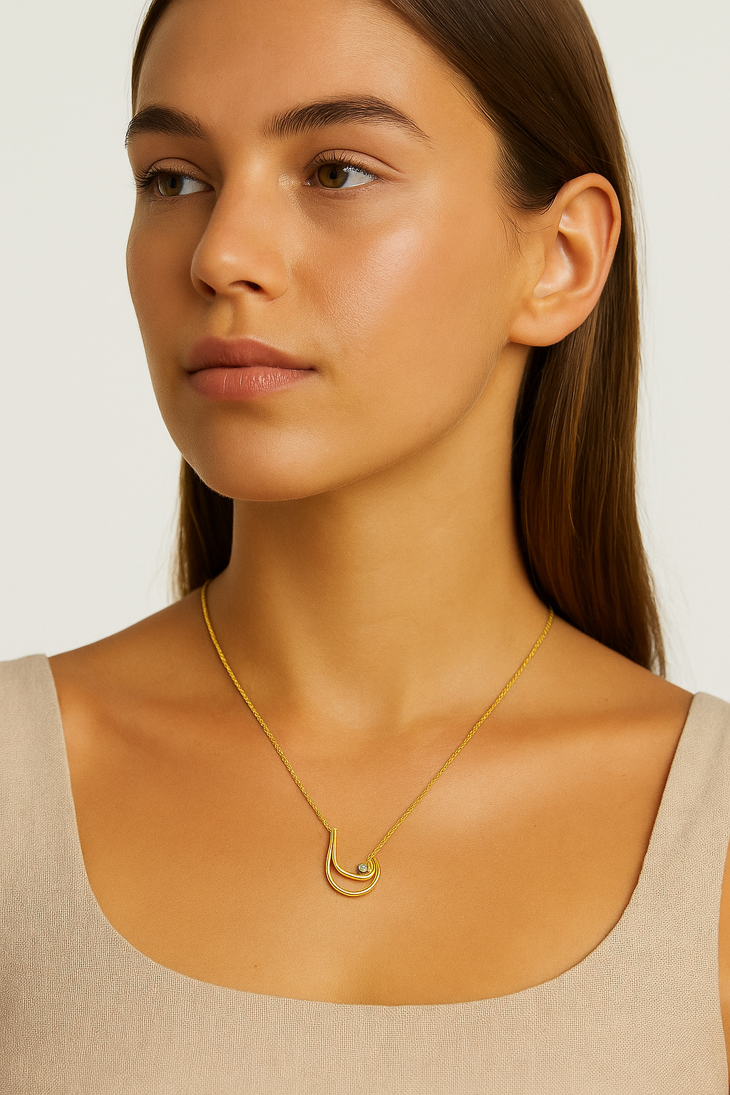 Perle Halskæde - 14K Guld - 02