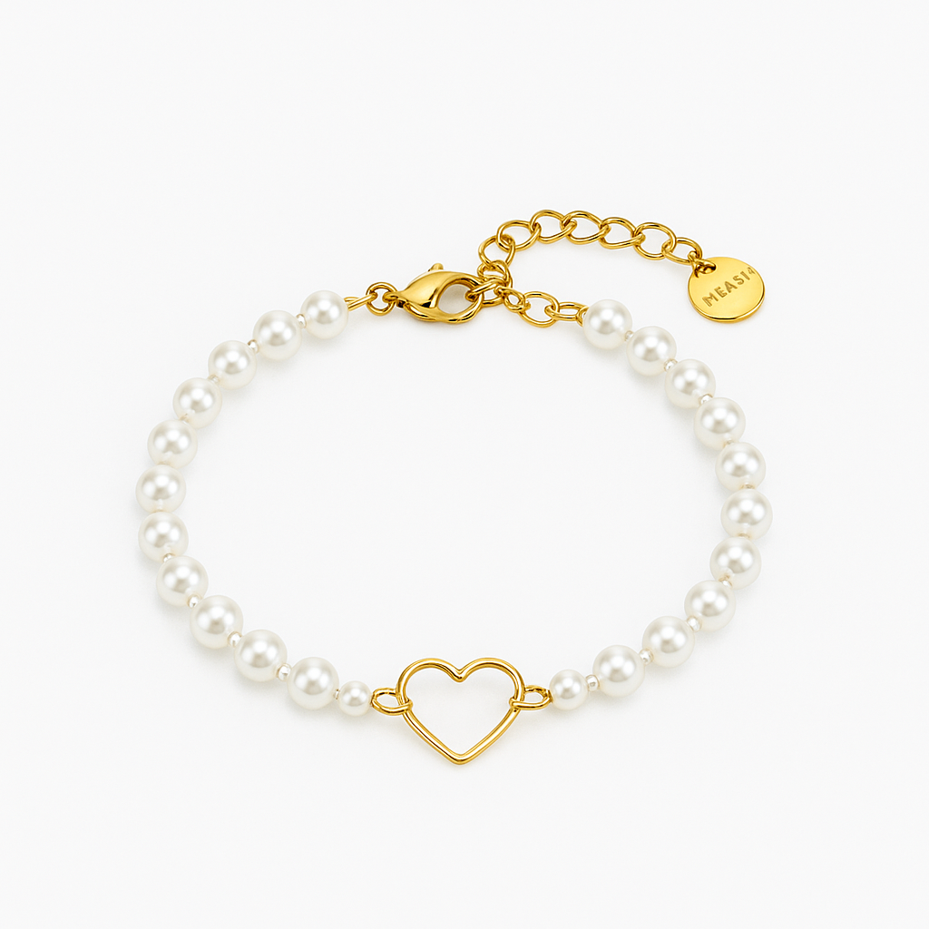 Perle Armbånd - 14K Guld - 024