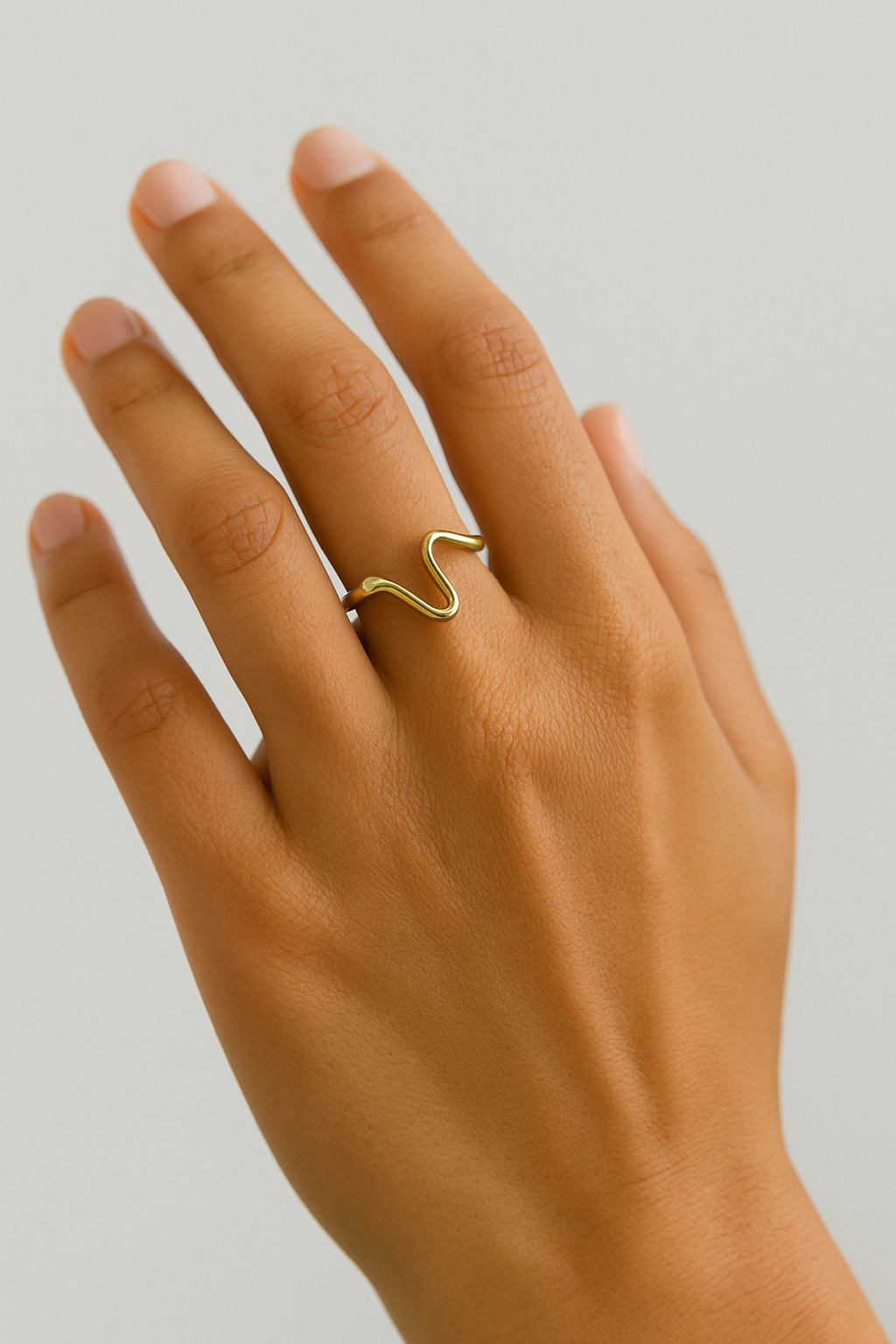 Justerbar Ringe - 14K Guld - 076