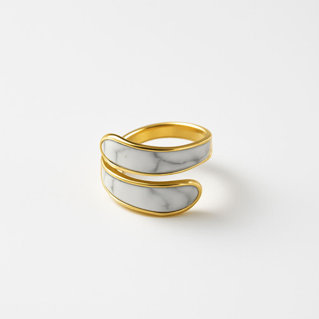 Justerbar Ringe - 14K Guld - 072