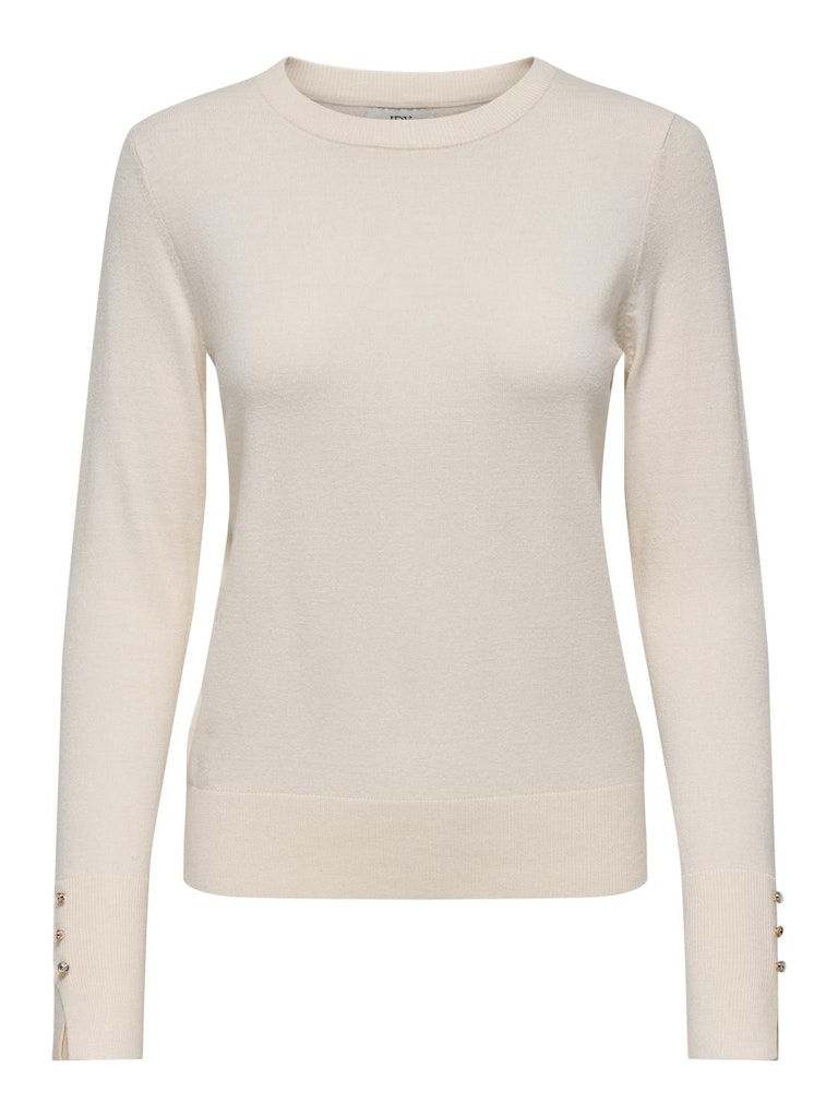 MALOU BUTTON PULLOVER - EGGNOG