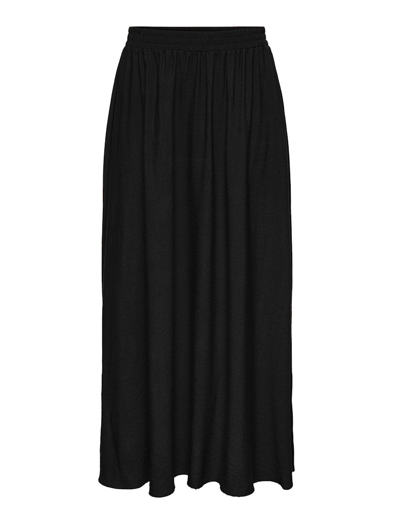 PEPPER MIDI SKIRT - BLACK