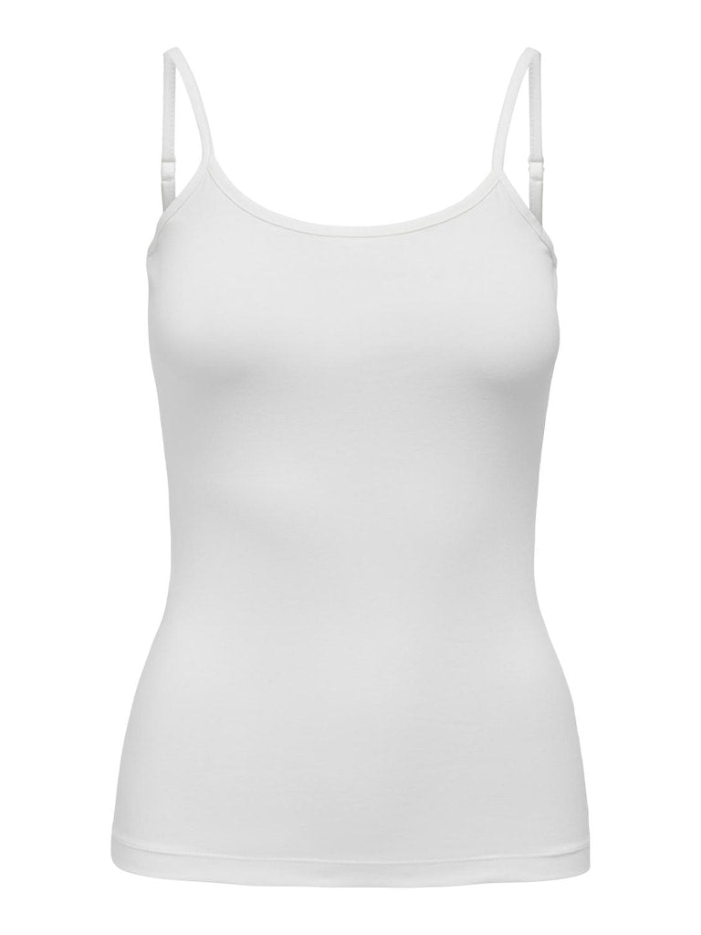 AVA SINGLET TOP - CLOUD DANCER