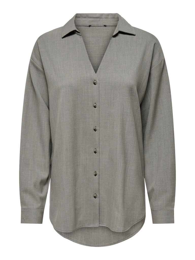 NINA L/S SHIRT - DRIFTWOOD