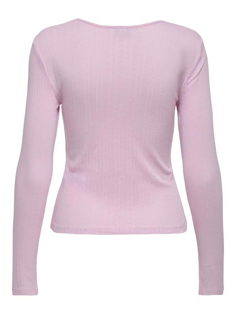 SALSA MIA O-NECK TOP - BLEACHED MAUVE