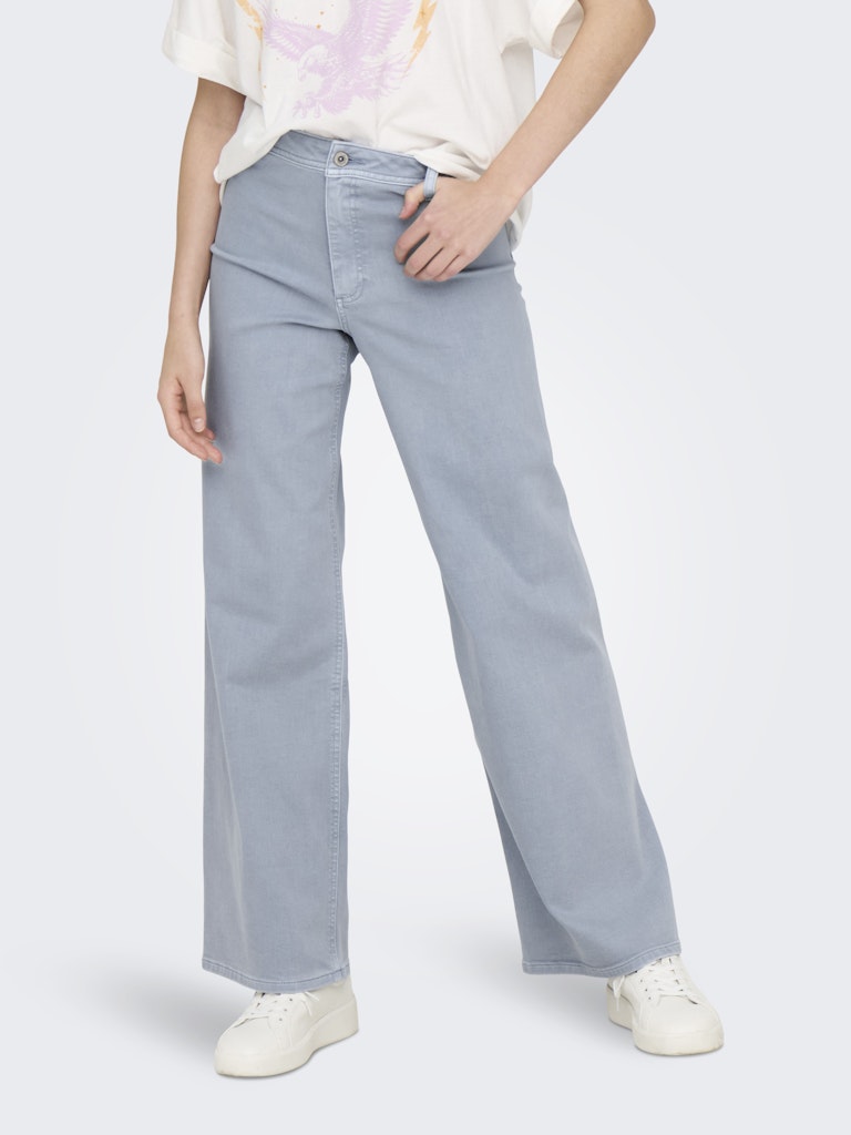 IRIS WIDE PANT - BLUE FOG