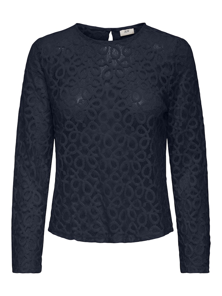 MATHILDA L/S LACE TOP - TOTAL ECLIPSE