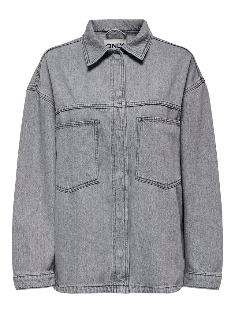 EMMIE SHIRT - GREY DENIM