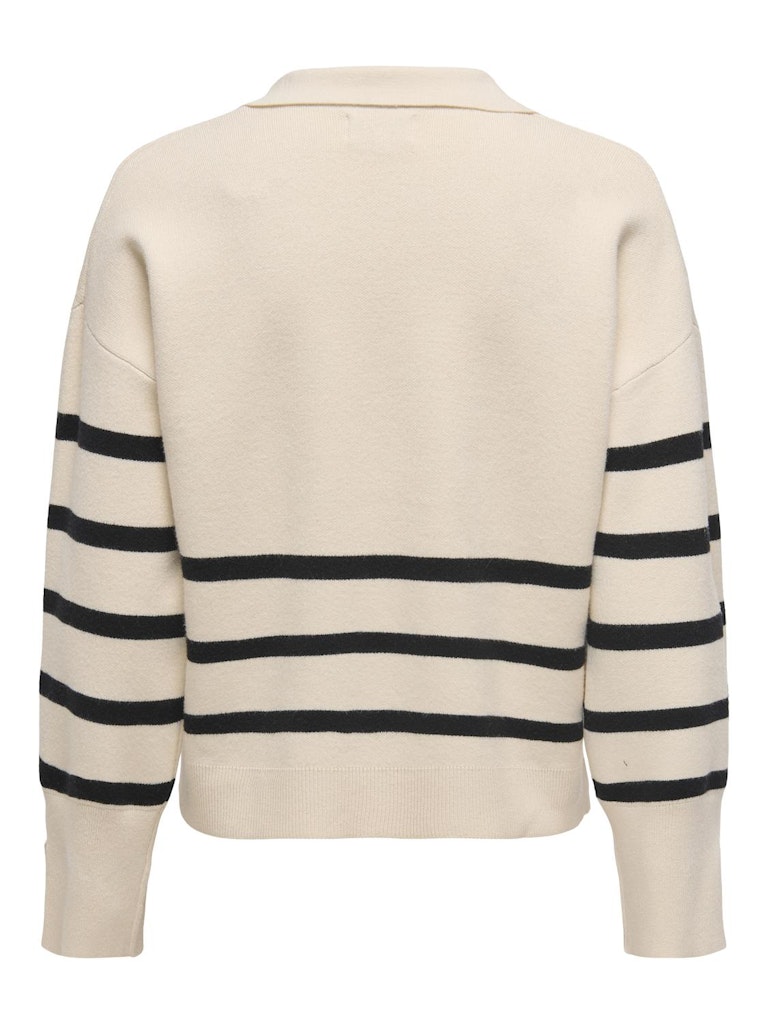 MONICA COLLAR PULLOVER - BIRCH