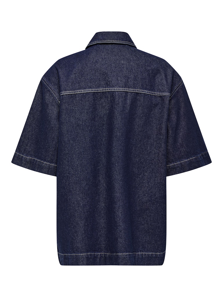 SOPHIE OVERSIZE SHIRT - DARK BLUE DENIM