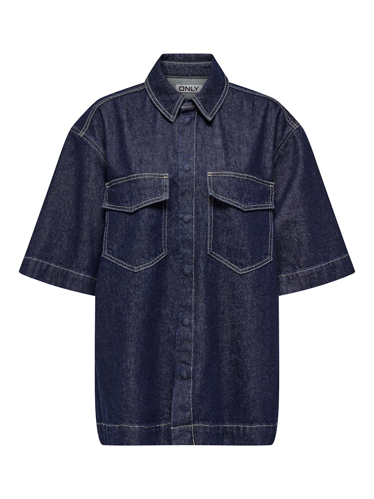 SOPHIE OVERSIZE SHIRT - DARK BLUE DENIM