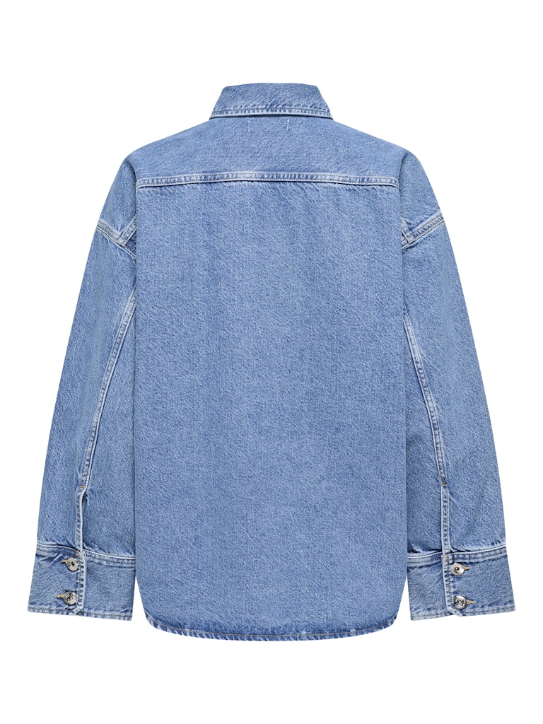 SOPHIE OVERSIZED DENIM SHIRT - MEDIUM BLUE DENIM