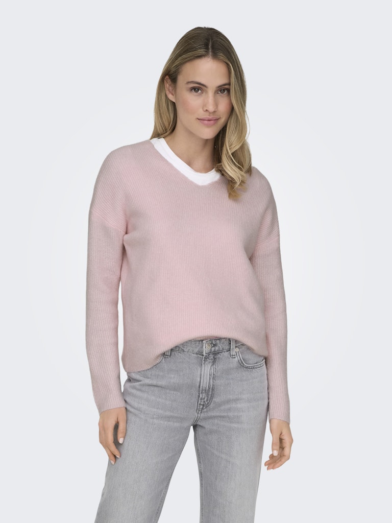 CAMILLA V-NECK PULLOVER - POTPOURRI