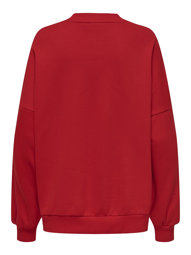 DEBORAH CLUB O-NECK SWEAT - MARS RED