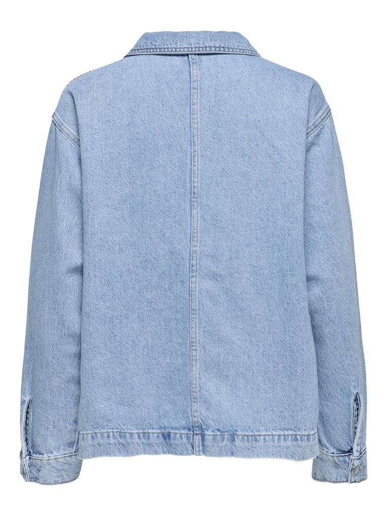 BIRDE POLO DENIM SHIRT - LIGHT BLUE DENIM