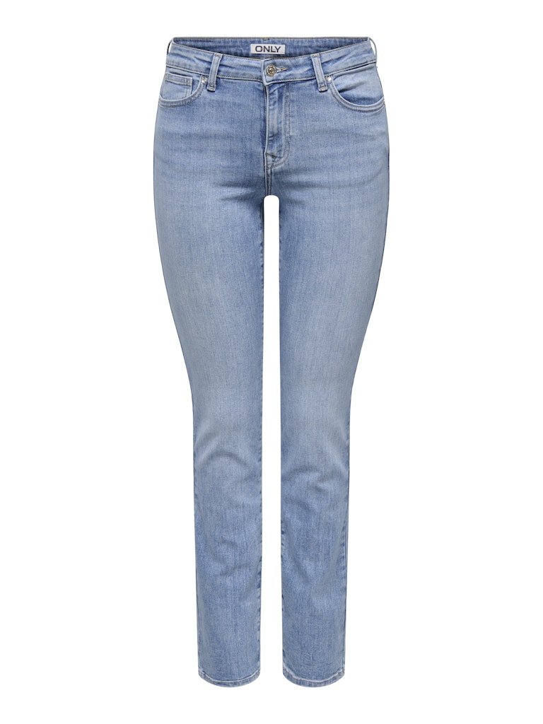 SUI MID SLIM DENIM JEANS - LIGHT BLUE DENIM