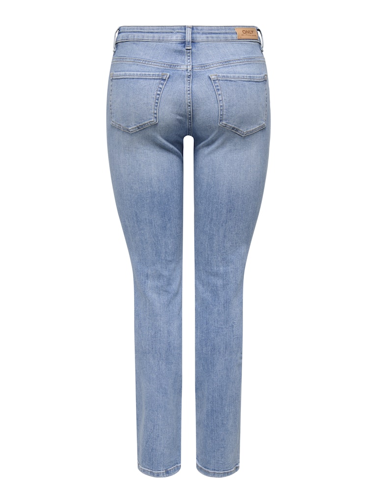 SUI MID SLIM DENIM JEANS - LIGHT BLUE DENIM