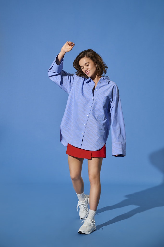 MAIA LOOSE SHIRT - VISTA BLUE