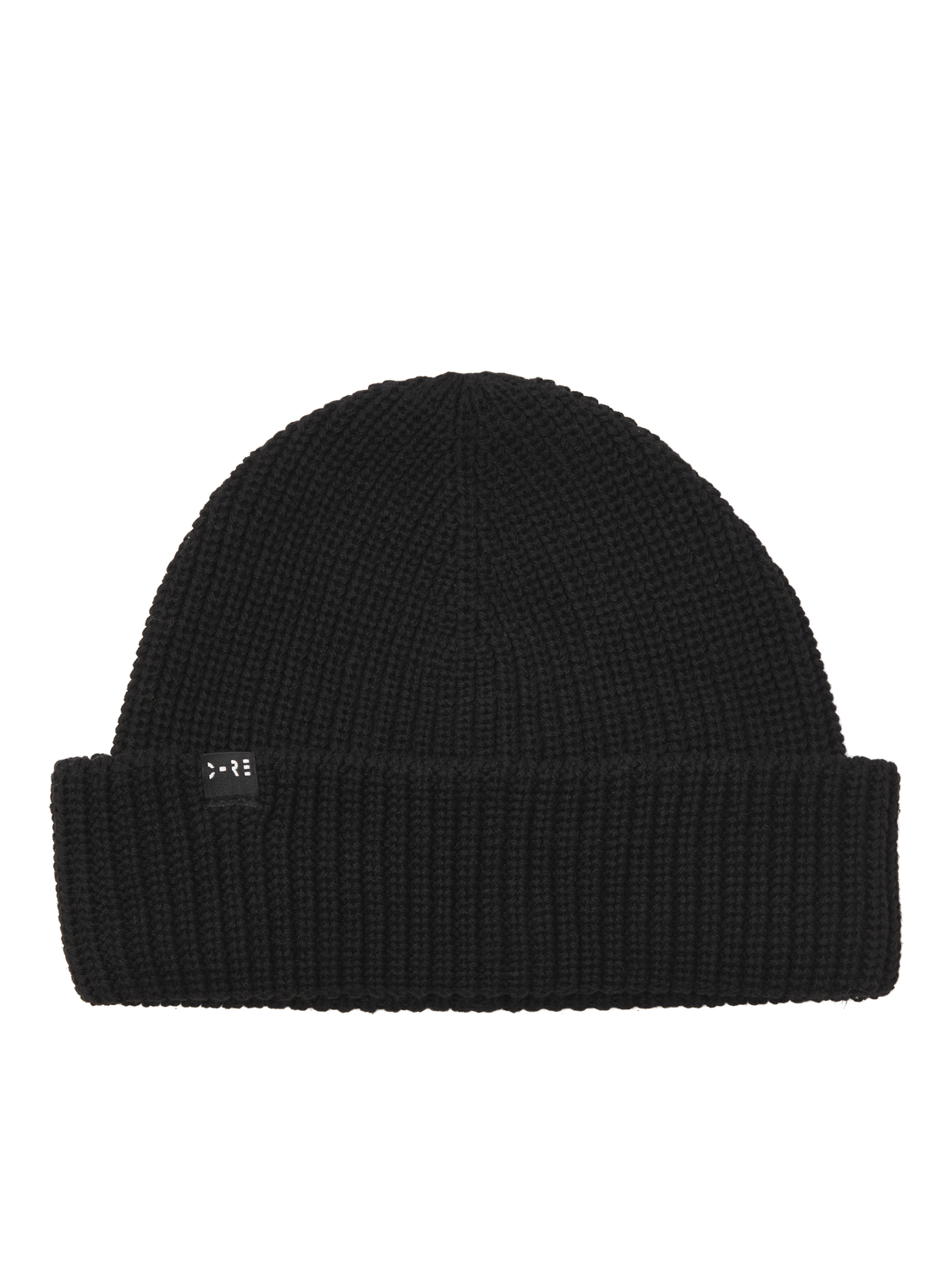 TECH SHORT BEANIE - BLACK