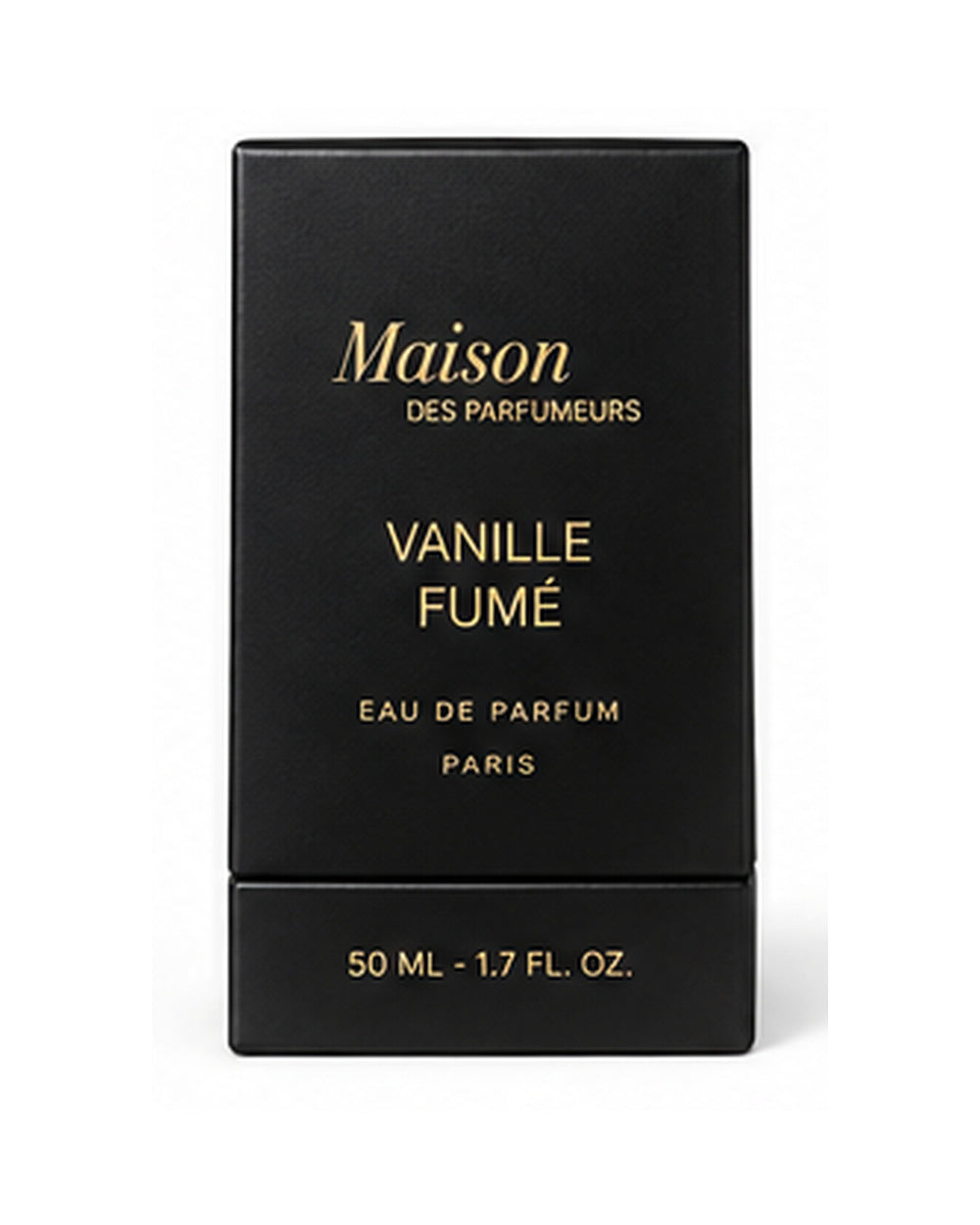 Maison des Parfumeurs Vanille Fumé Eau de Parfum 50 ml – emballage på hvid baggrund
